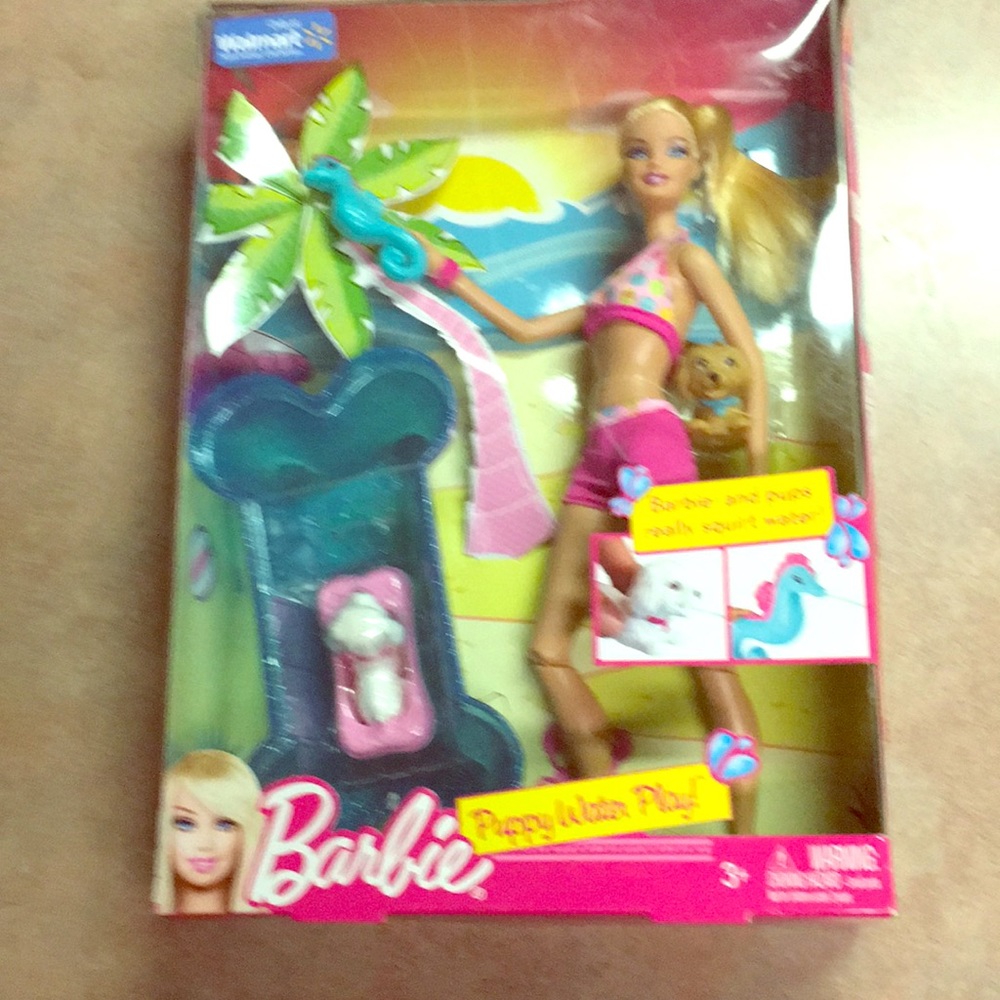Barbie Doll...Puppy Water Play